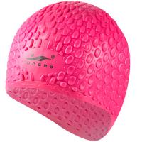 Шапочка для плавания силиконовая Bubble Cap (розовая) B31552