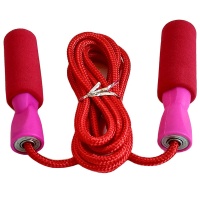 Скакалка 2,8 м. ПП+Неопрен/Нейлон (розовая) R18158-2